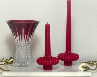 Handmade Sculptural Soy Candle, Modern Minimalist Home Decor Pillar Candle