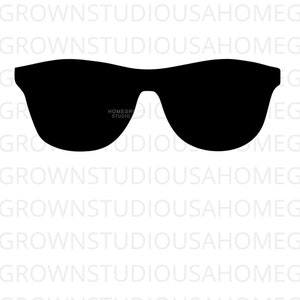 Sonnenbrillen SVG schwarz Sonnenbrillen Shades SVG Sonnenbrillen Clip Art, kommerzielle Nutzung SVG Dxf Eps Png Jpg, Instant Download für Cricut, Silhouette