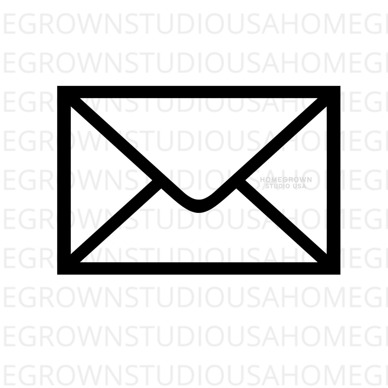 Envelope Outline Svg Envelope Svg Postal Letter Email - Etsy UK