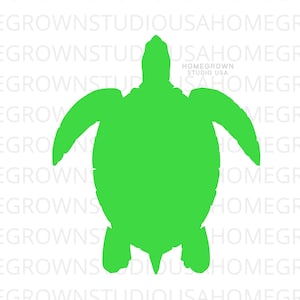 Turtle Svg, Clipart żółwia morskiego, Pływający żółw Svg, Plaża Svg, Svg, Dxf, Eps Png Jpg, Natychmiastowe pobieranie dla Cricut, Glowforge lubSilhouette