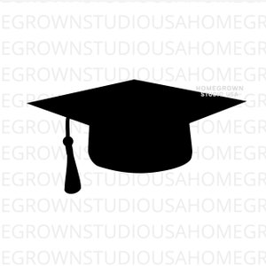 Gorro de graduación SVG, Clase de 2025 SVG, Graduación, Senior, Uso comercial, SVG, DXF, EPS, PNG, JPG, Descarga instantánea para Cricut o Silhouette