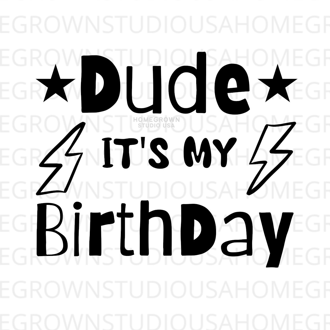 Dude Its My Birthday Svg Birthday Boy Svg Happy Birthday - Etsy