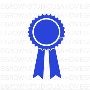 Blaues Band SVG, Erster Platz Band Clipart, Auszeichnung Band SVG, Dxf, Eps Png Jpg, Instant Download für Cricut Glowforge, Silhouette