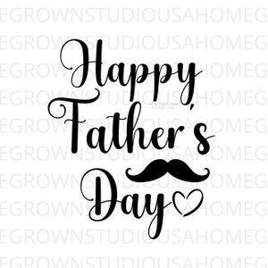 Feliz Dia dos Pais Svg Dia dos Pais Clipart Melhor Pai Svg Clipart Svg Dxf Eps Png Jpg Download instantâneo para Cricut, Silhouette, Glowforge
