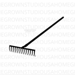 Tuinhark Svg, Landschapsarchitectuur Tuingereedschap Clipart, Svg, Dxf, Eps Png Jpg, Instant Download, Cricut Silhouette, Glowforge, Commercieel gebruik