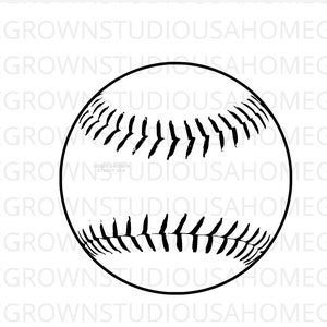 Baseball Svg, Sports Svg, Baseball Cut File, Commercial Use, Svg, Dxf, Eps Png Jpg, Instant Download for Cricut or Silhouette