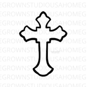 Cross Svg, Christian Cross, Faith Svg, Christianity Clipart Svg, Dxf, Eps Png Jpg, Instant Download for Cricut, Glowforge orSilhouette