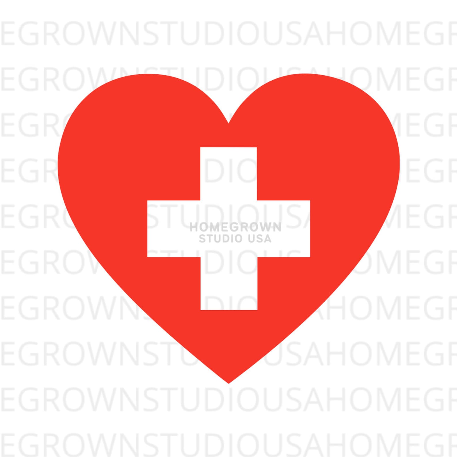 Red Cross Heart Svg, Heart Medical Red Cross Svg, First Aid Medical Red ...