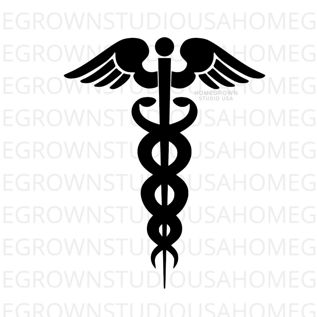 Caduceus Svg, Medical Symbol Svg, Nurse Svg, Medical Graduation Clipart