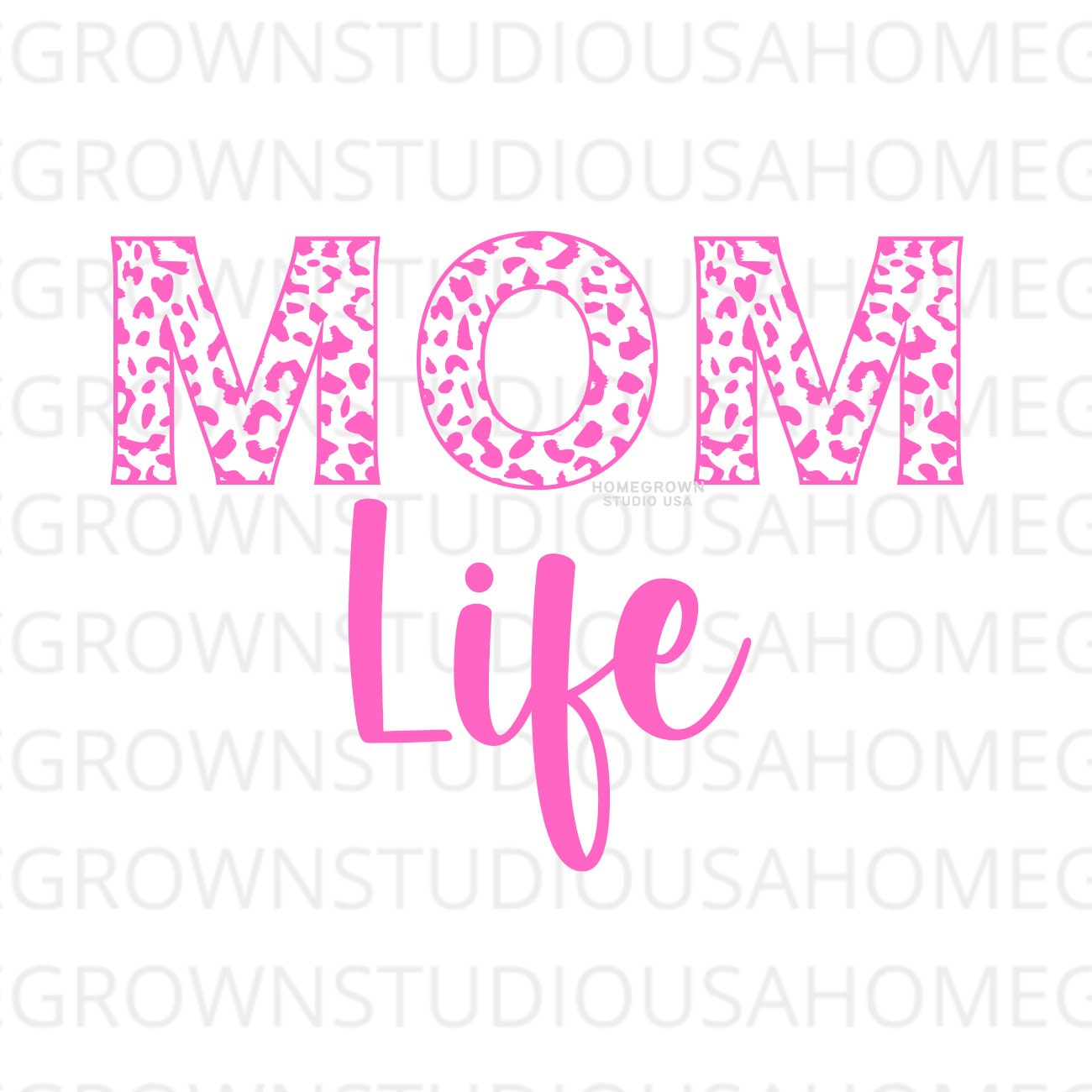 Mom Life Svg Leopard Mom Life Svg Mothers Day Clipart Mom - Etsy
