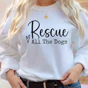 Rescue All The Dogs Svg, Dog Lover PNG, Fur Mom, Dog Dad, Dog Rescue Svg, Dog Clipart, Svg, Dxf, Eps Png Jpg, Instant Download, Cricut