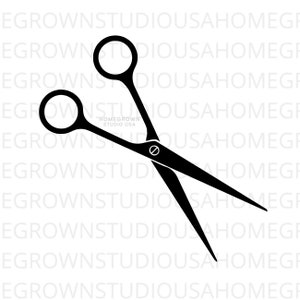 Scissors SVG, Hairdresser Barber Scissors, Hair Salon Tools Svg,  Dxf, Svg, Eps Png Jpg, Instant Download for Cricut Glowforge, Silhouette