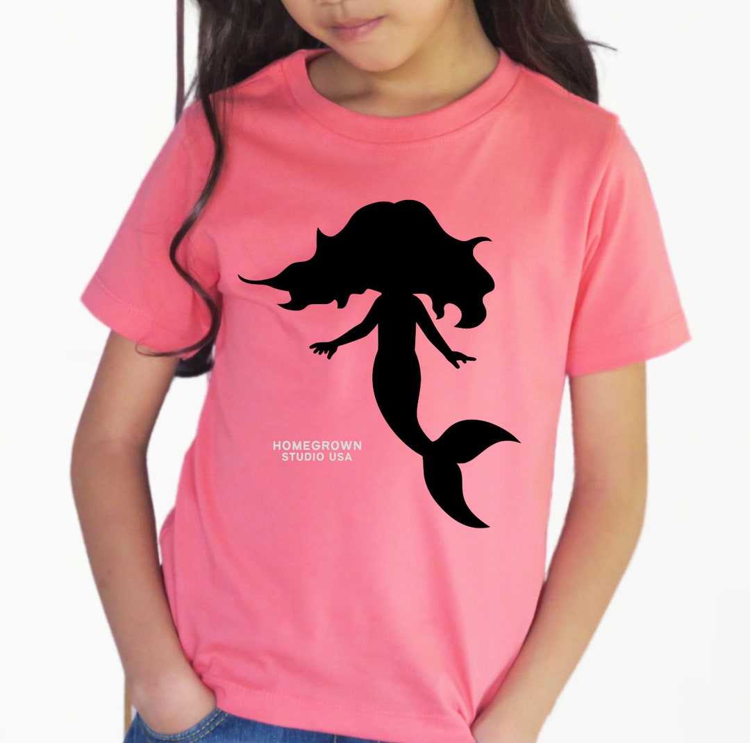 Mermaid Silhouette Svg, Mermaid Svg Vector Clipart, Ocean Sea Life, Svg