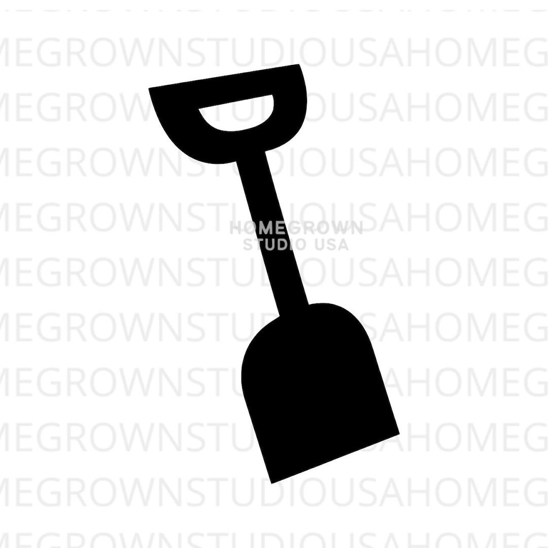 Sand Shovel Svg Beach Toys Clipart Sand Toys Children's Sand Shovel Summer Svg Dxf Eps Png Jpg