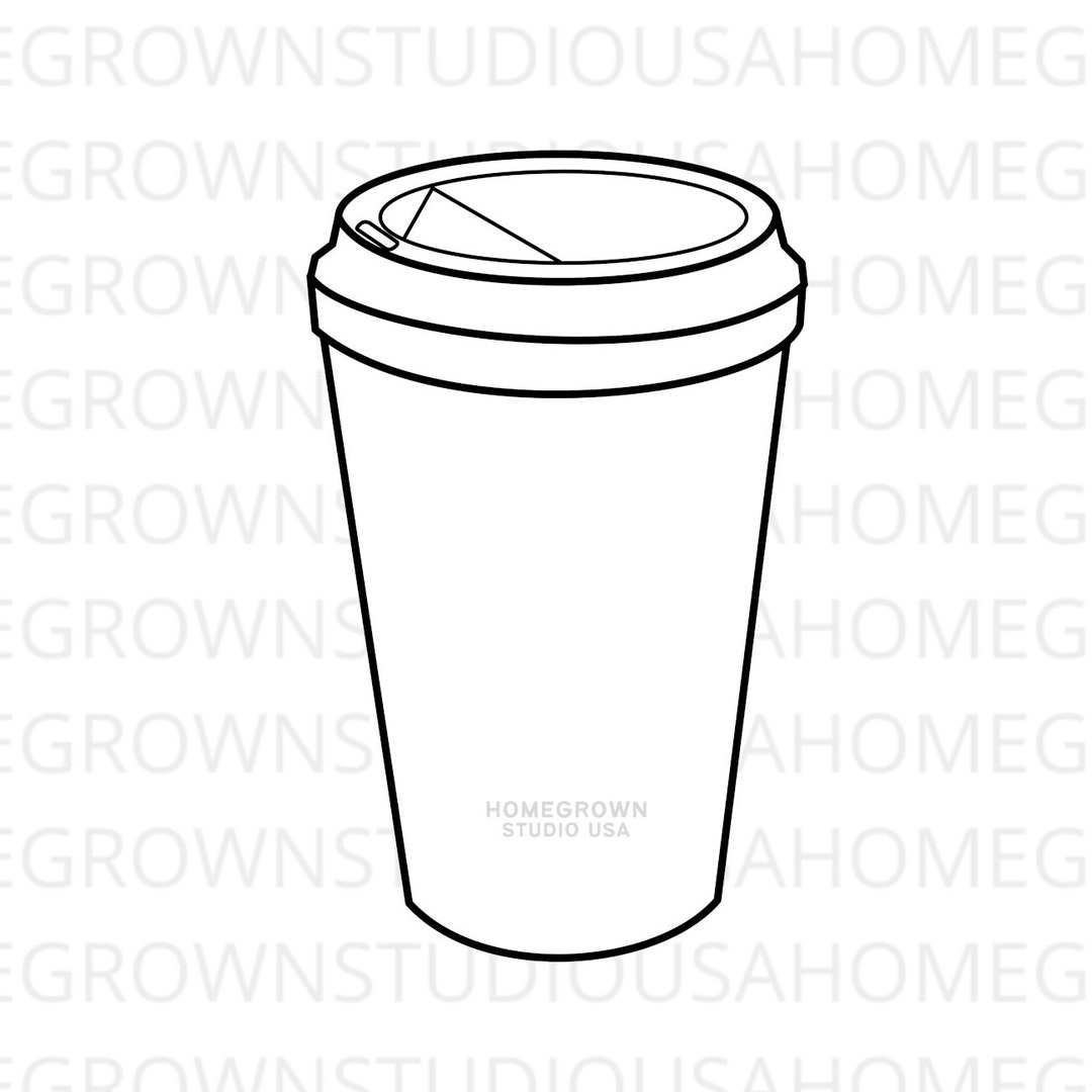 Coffee Cup Svg, Coffee to Go, Latte Svg Coffee Vector Clipart, Svg, Dxf