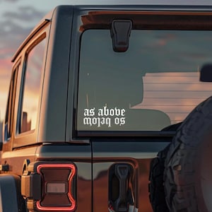 As Above So Below カーデカール、ゴシック魔女ステッカー