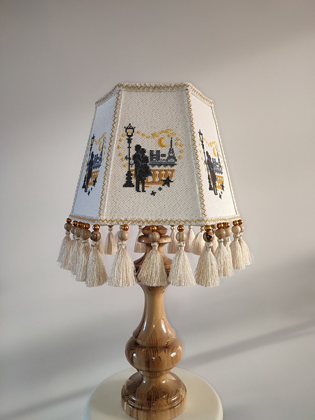 Lampshade, White Lamp Shade, Unique Lamp Shades,vintage Lamp Shade. - Etsy