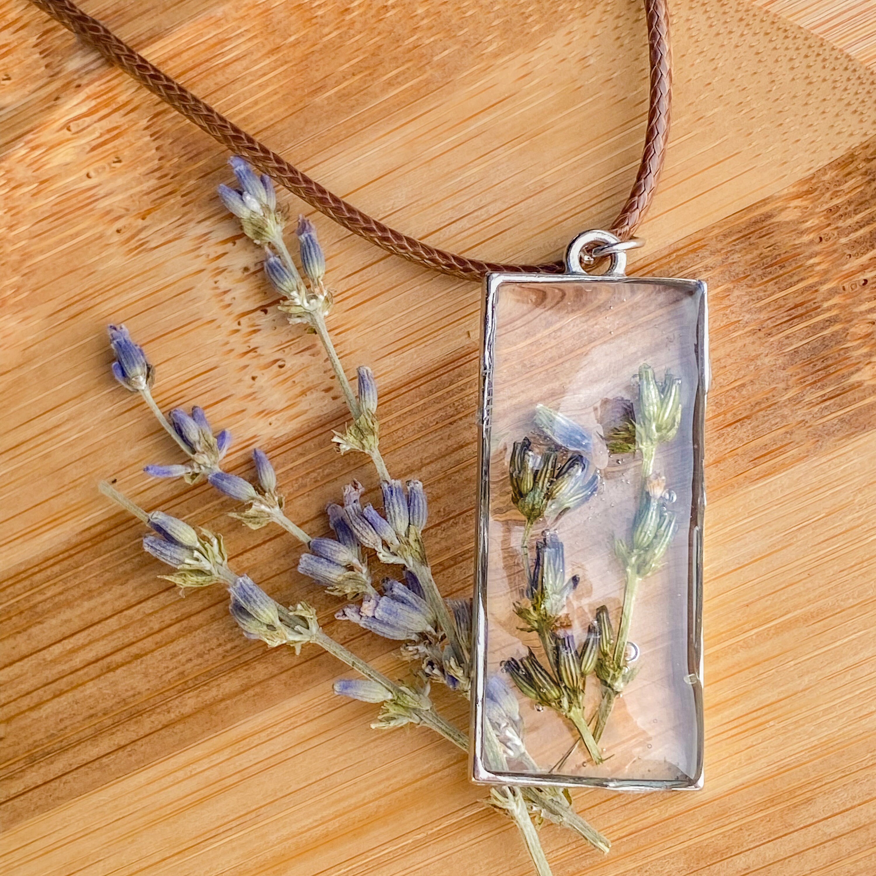 Lavender store scented necklace
