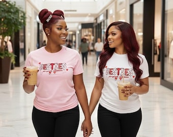 Camiseta de San Valentín para mejores amigas / Regalo para mejores amigas