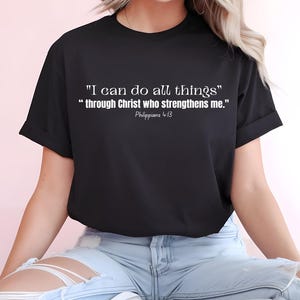 Motivational Bible Verse T-Shirt: Christian Scripture Apparel