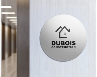 Custom Aluminum Business Sign | Personalized Logo, Weatherproof Metal Signage