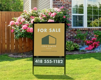 Custom Real Estate Yard Signs | Weatherproof, Fade-Resistant Open House Advertising