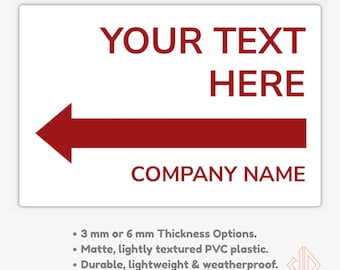 Custom PVC Sign: Personalized Business Logo, Wall Decor