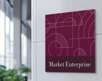 Custom Business Signs | Durable Weatherproof White Plastic Signage (Custom Shapes)