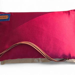 Organic Buckwheat Hull Pillow: Aromatherapy Neck Support - Cedar, Lavender, Mint