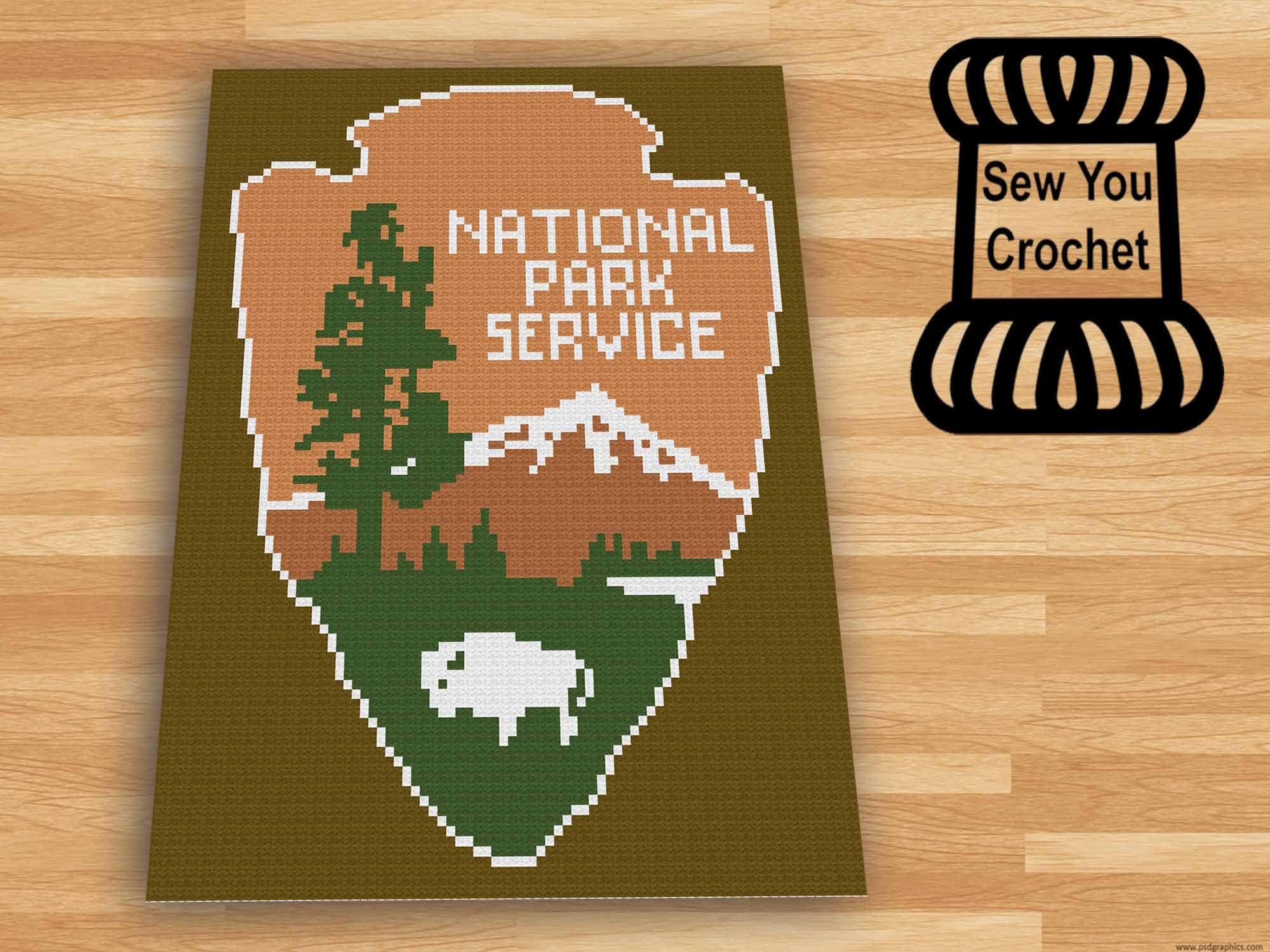 20 National Park Crochet Patterns to Bring America’s Landscapes Home 20 National Park Service C2C blanket pattern
