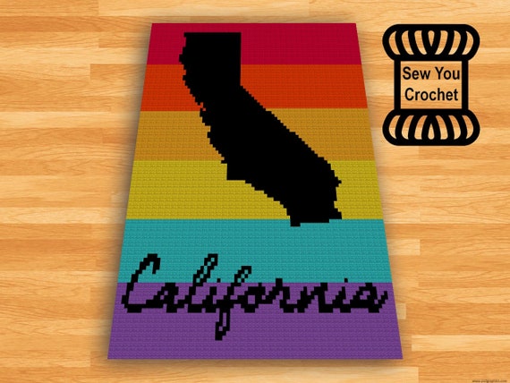 California Rainbow Blanket California Rainbow Blanket