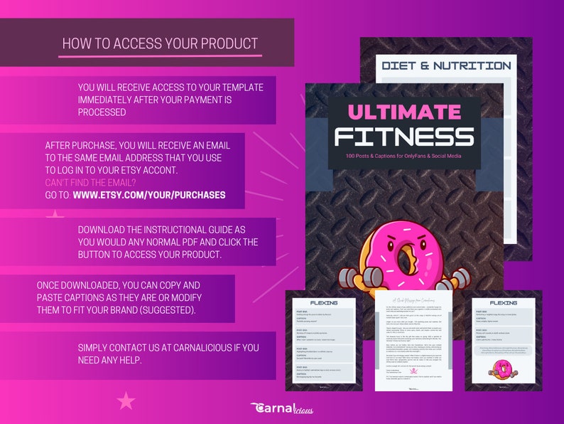 Ultimate Fitness Onlyfans Posts and Captions: 100 Fitness Post Ideas ...