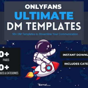 OnlyFans DM-sjablonen: meer dan 90 antwoordsjablonen om vragen van fans en bedrijven onder de knie te krijgen | Direct downloaden | Vergroot betrokkenheid en professionaliteit