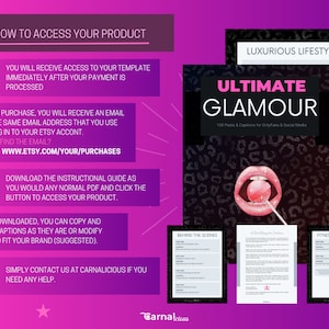 Ultimate Glamour Onlyfans Marketing, Posts and Captions: 100 Glamour