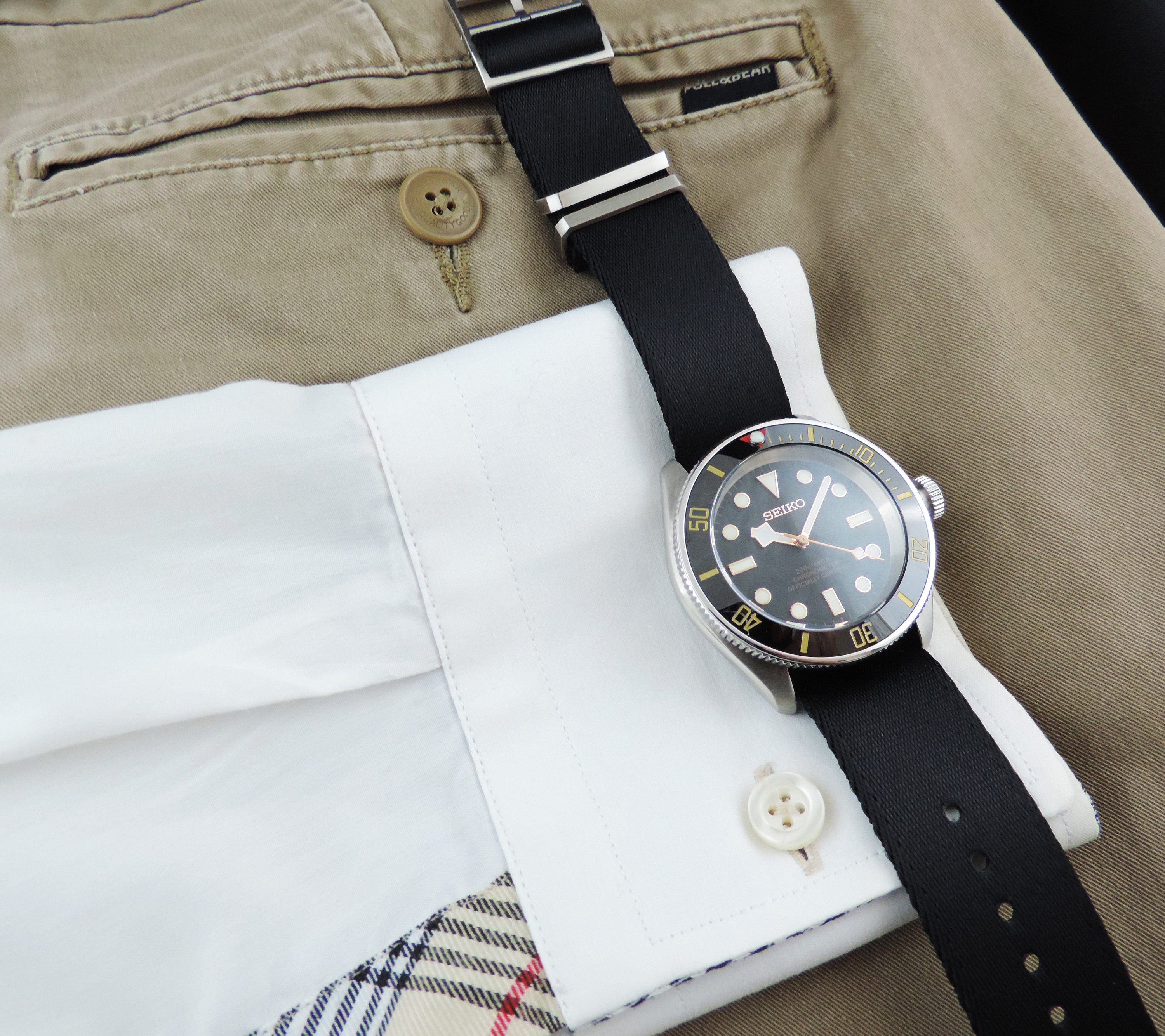 Watch Seiko Inspiration Tudor Black Bay Men Automatic Etsy New