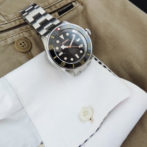 Seiko Inspiration Tudor Black Bay Men's Automatic Watch