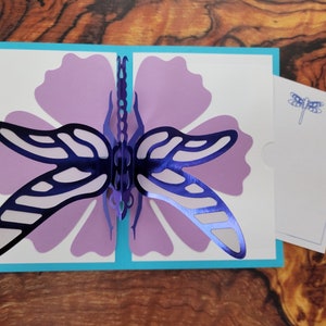 Dragonfly pop up card