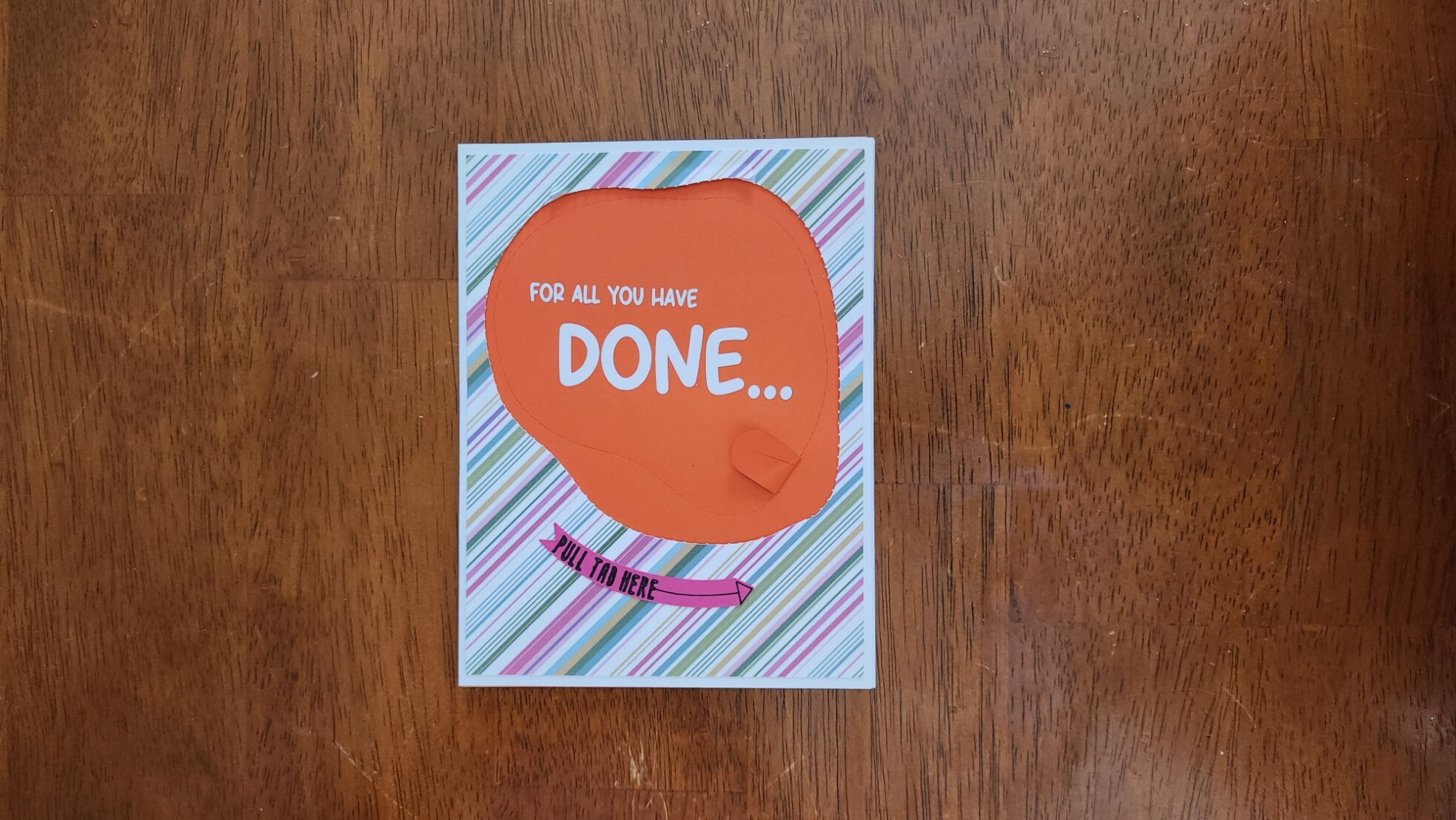 Interactive Thank You Card Etsy