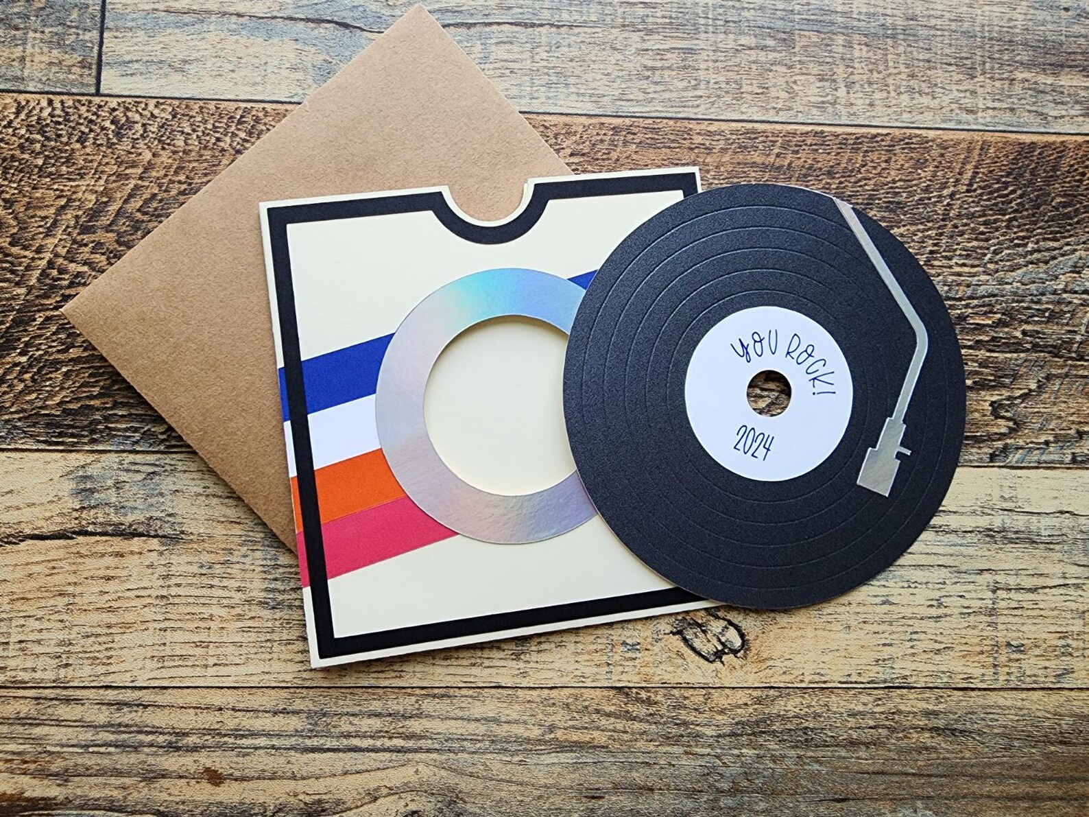 Vintage Style Record Card - Etsy
