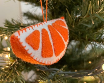 Orange Slice Ornament