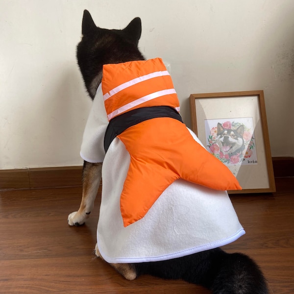 Pet Sushi Salmon Nigiri Costume - Cute Animal Costume, Funny Halloween Japanese Food Lovers, Last Minute Birthday, Clothing for Pets Dog Cat