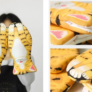 Cat Paw Toe Beans Oven Mitts for Kitchen, Baking, Home Decor, Housewarming Gift, Animal Cat Lovers Present, Last Minute Birthday Idea, Cute image 4