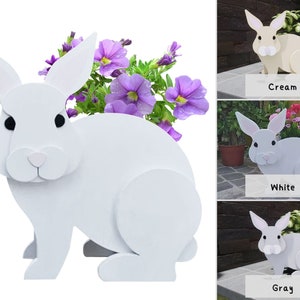 Cute Animal Planters PVC for Garden, Home Decor, Storage, Housewarming Gift, Dog Lovers Present, Animal Lovers Memorial Loss Sympathy Gift image 8