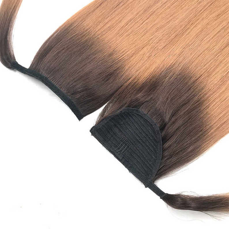 Straight Cheerleader Velcro Wrap Sports / Homecoming Party Ponytail Natural Human Hair Extensions Comb Wig Piece .br Straight Cheerleader Velcro Wrap Sports / Homecoming Party Ponytail Natural Human Hair Extensions Comb Wig Piece .br