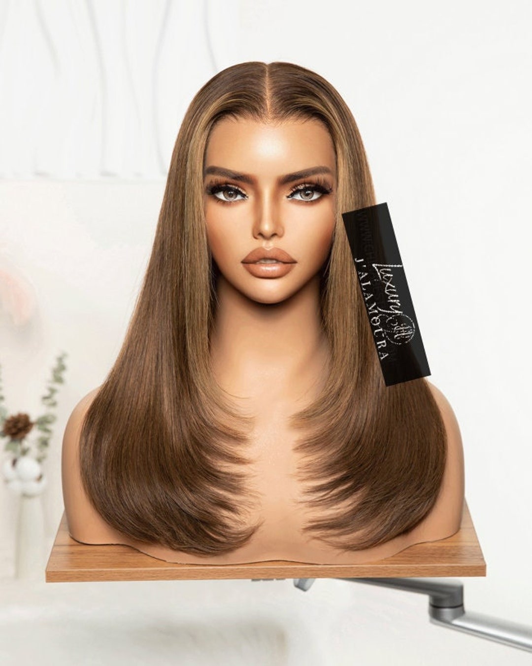 16 Lightly Layered Glueless Wig 100 Virgin European Russian Human