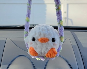 Swinging Duck Rear View Mirror Hanger
