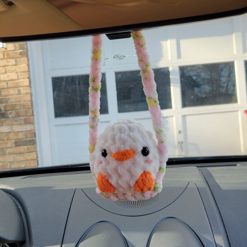 Swinging Duck Rear View Mirror Hanger Etsy