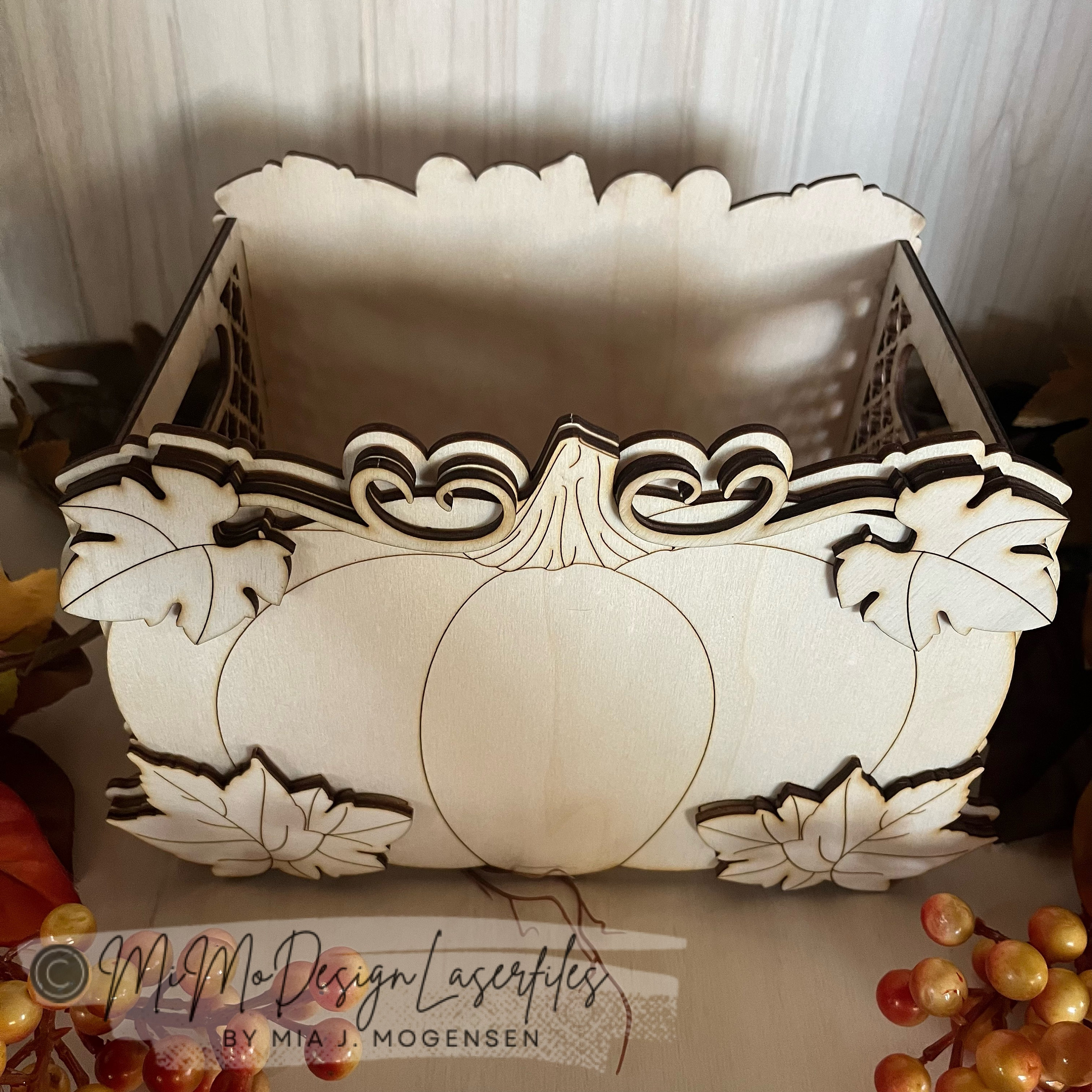 Printable Fall Boxes Pumpkin Autumn / Fall Boxes Bundle Big + Mini for Holding Wine, Decor ...