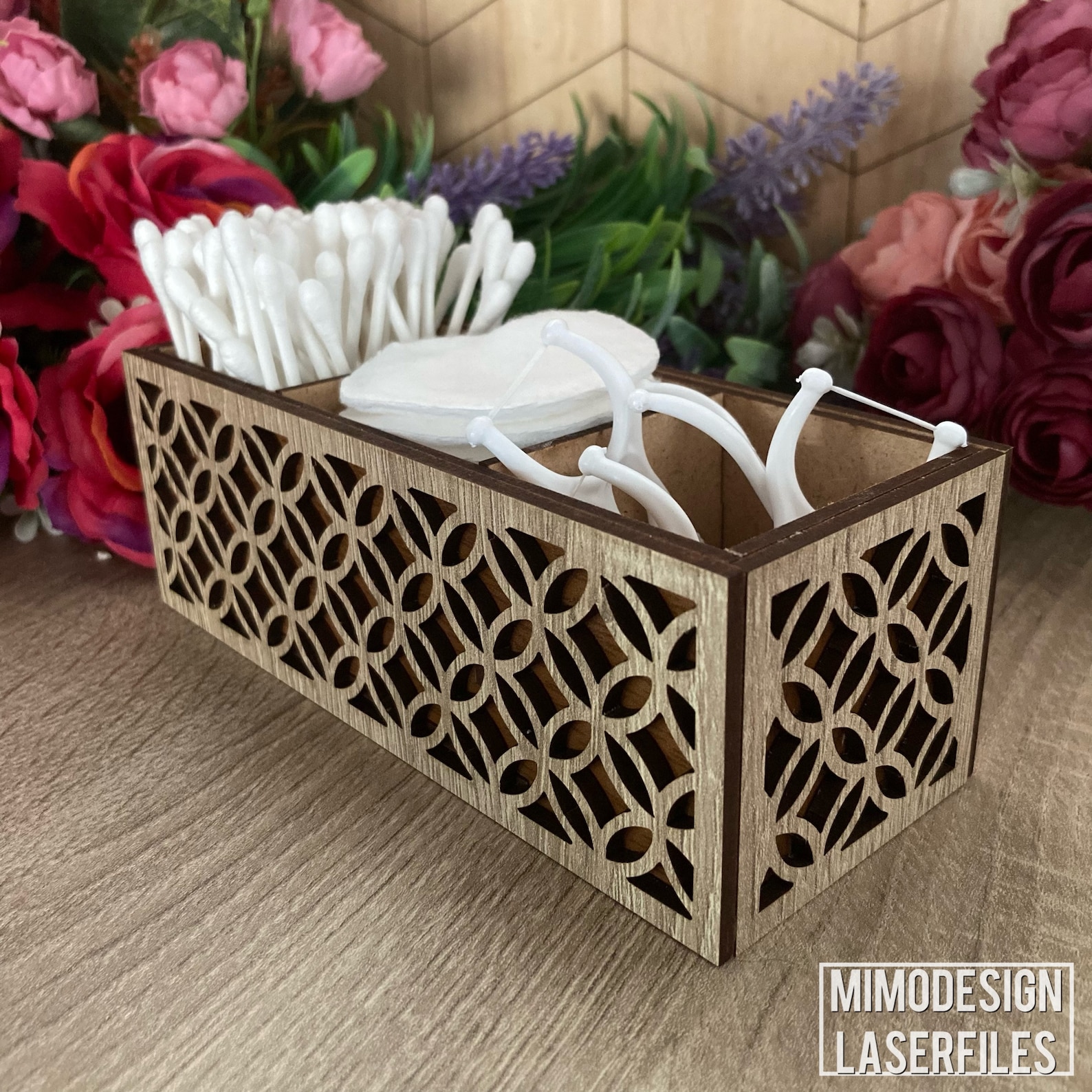 Cue Tips Cotton Balls Makeup Toothpicks Make up Holder 3 Etsy