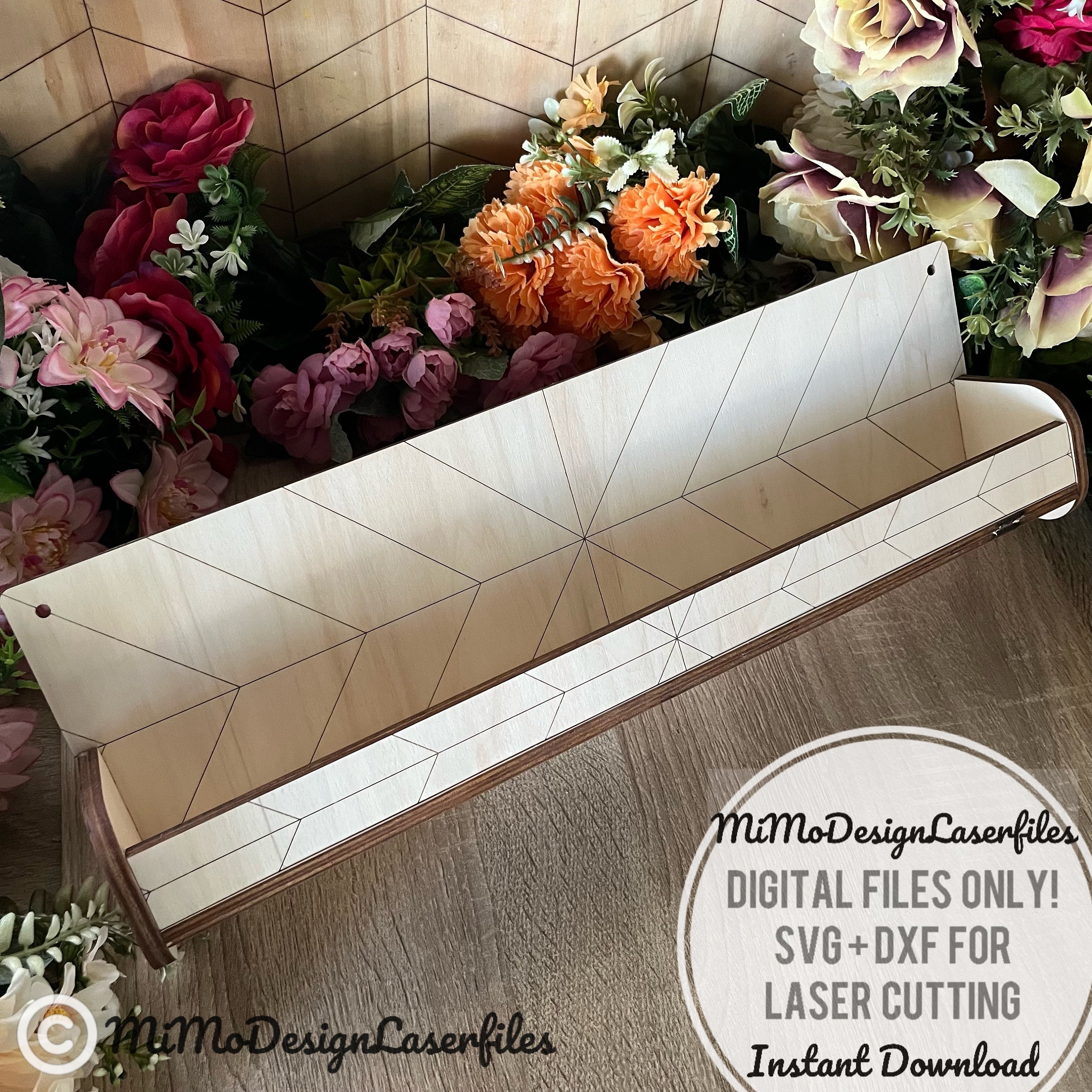 Laser Ready Cut File, Decorative Paint Holder/organizer Tray With One of a  Kind Pattern, Glowforge SVG, Digital Download 